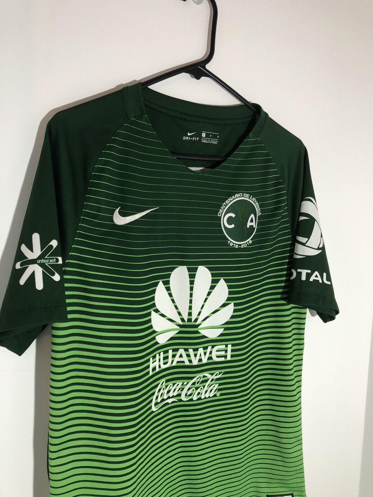 Club America 2016/17 Medium 3rd Shirt Nike Excellent Condition 776817-342