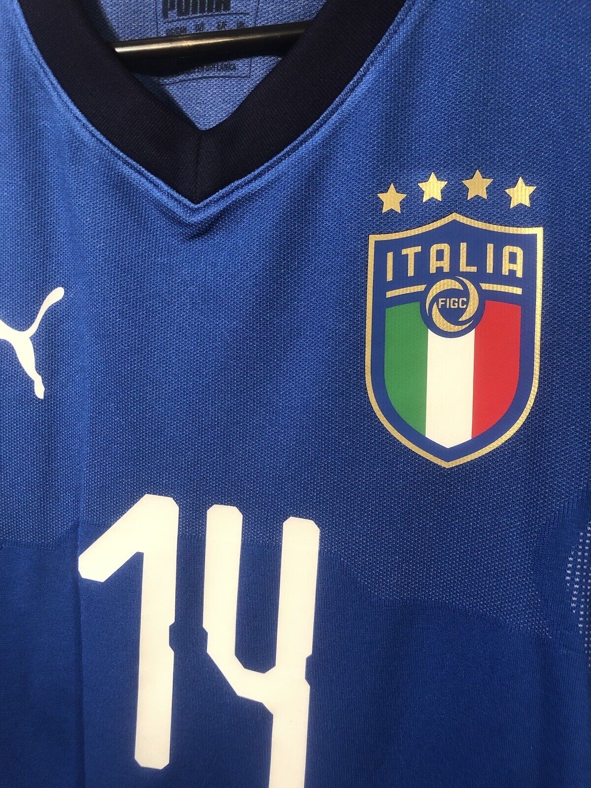 Chiesa #14 Italy 2018 Home Large Football Shirt Puma BNWT