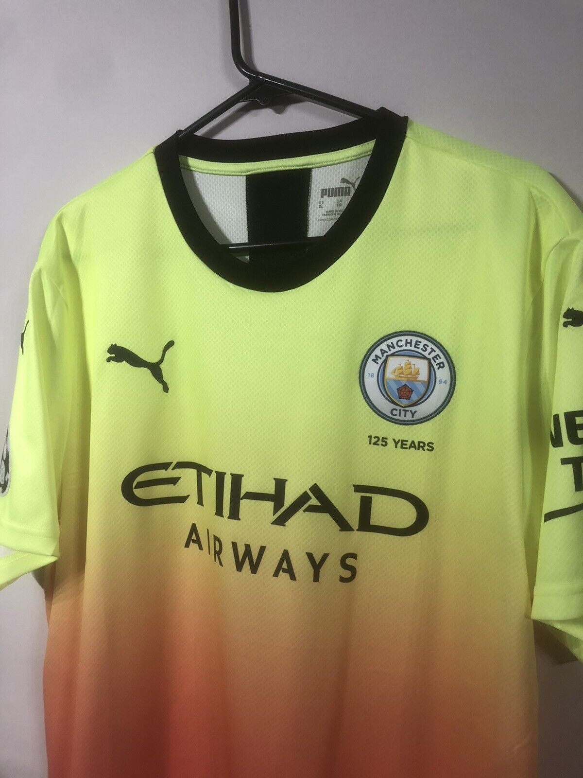 Kun Aguero Manchester City 2019 20 Xl CL 3rd Excellent Condition 755594 03