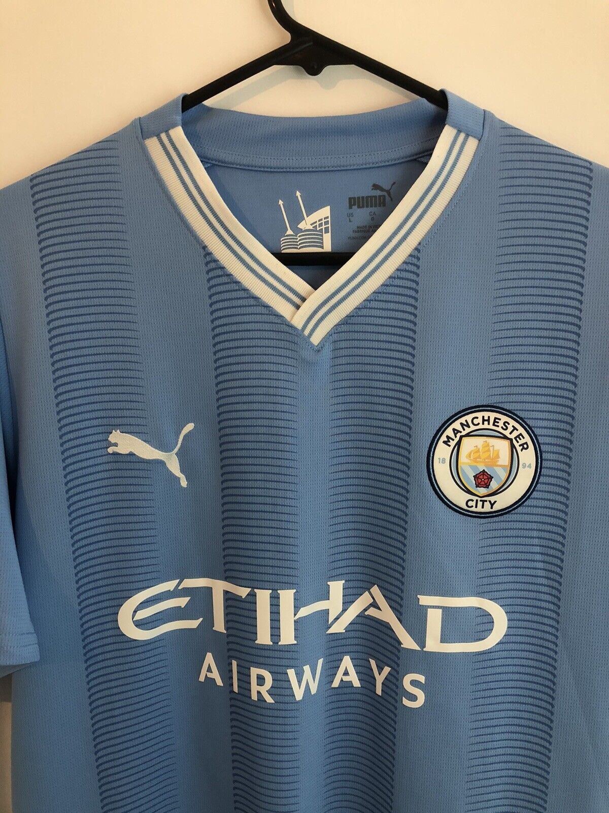 Akanji 25 Manchester City 2023 24 Large Home Shirt Excellent Condition 770438 01