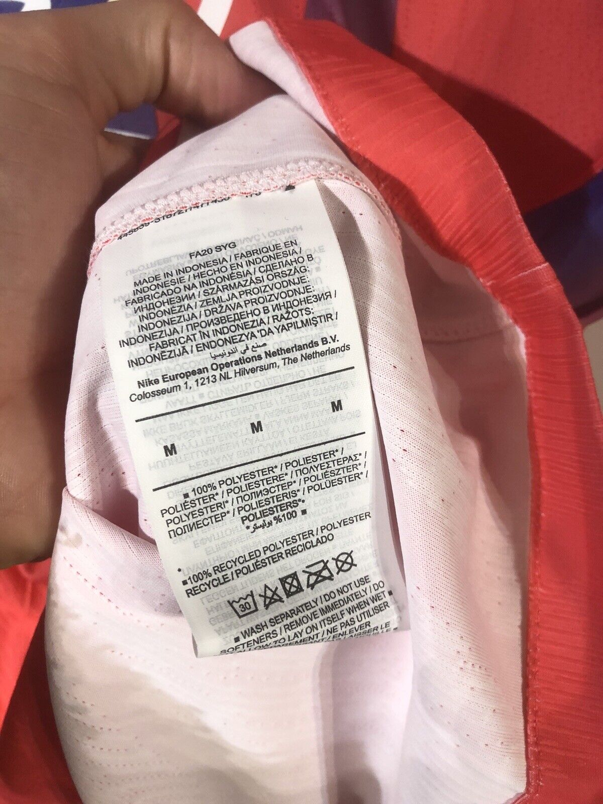 James #24 BNWT Chelsea Vaporknit 2020/21 Medium 3rd Shirt Jersey Nike