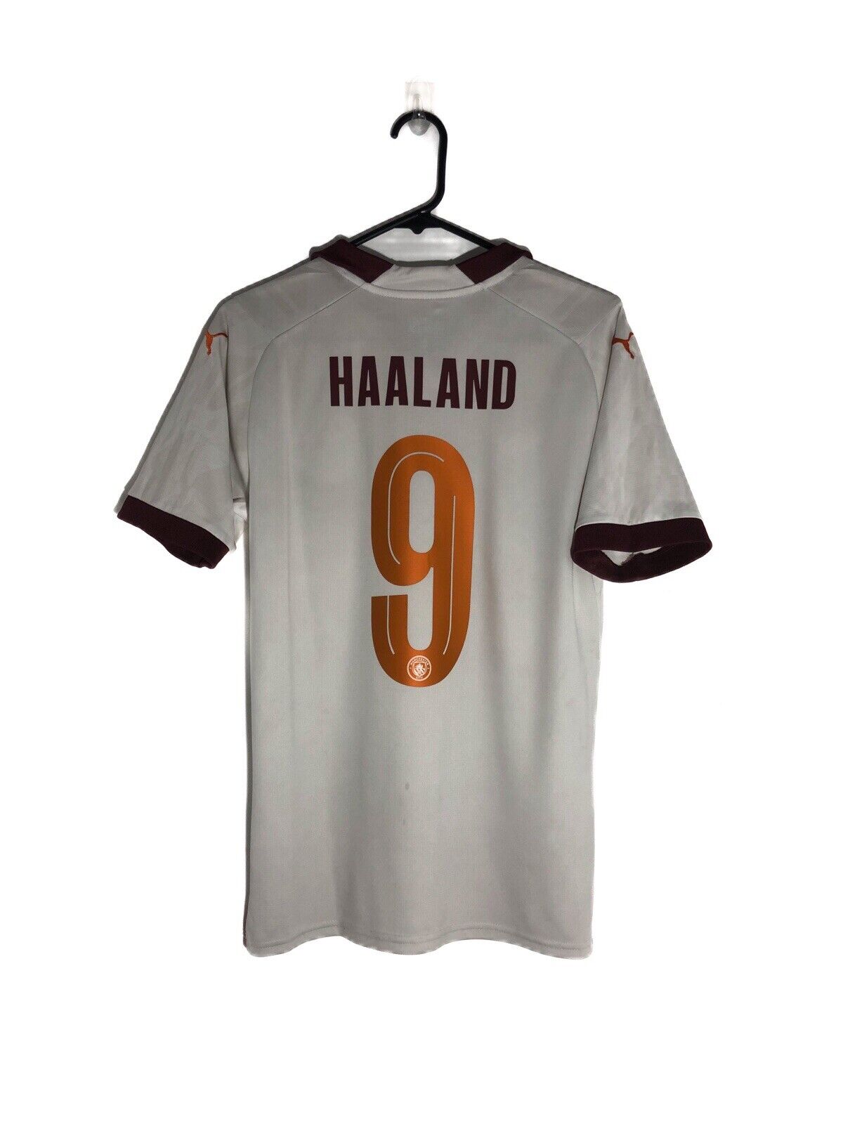 Haaland 9 Manchester City 2023 24 Small Away Shirt Excellent Condition 770449 02