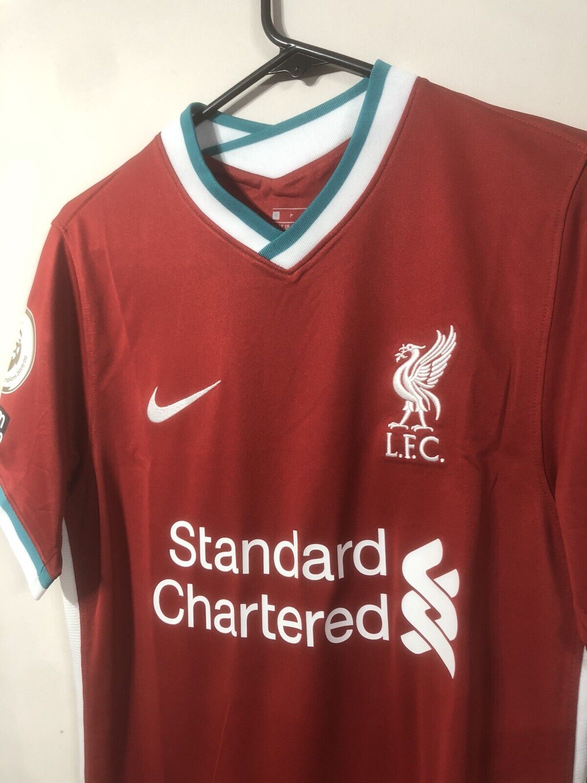 Virgil #4 BNWT Liverpool Small 2020/21 Home Shirt Jersey Nike