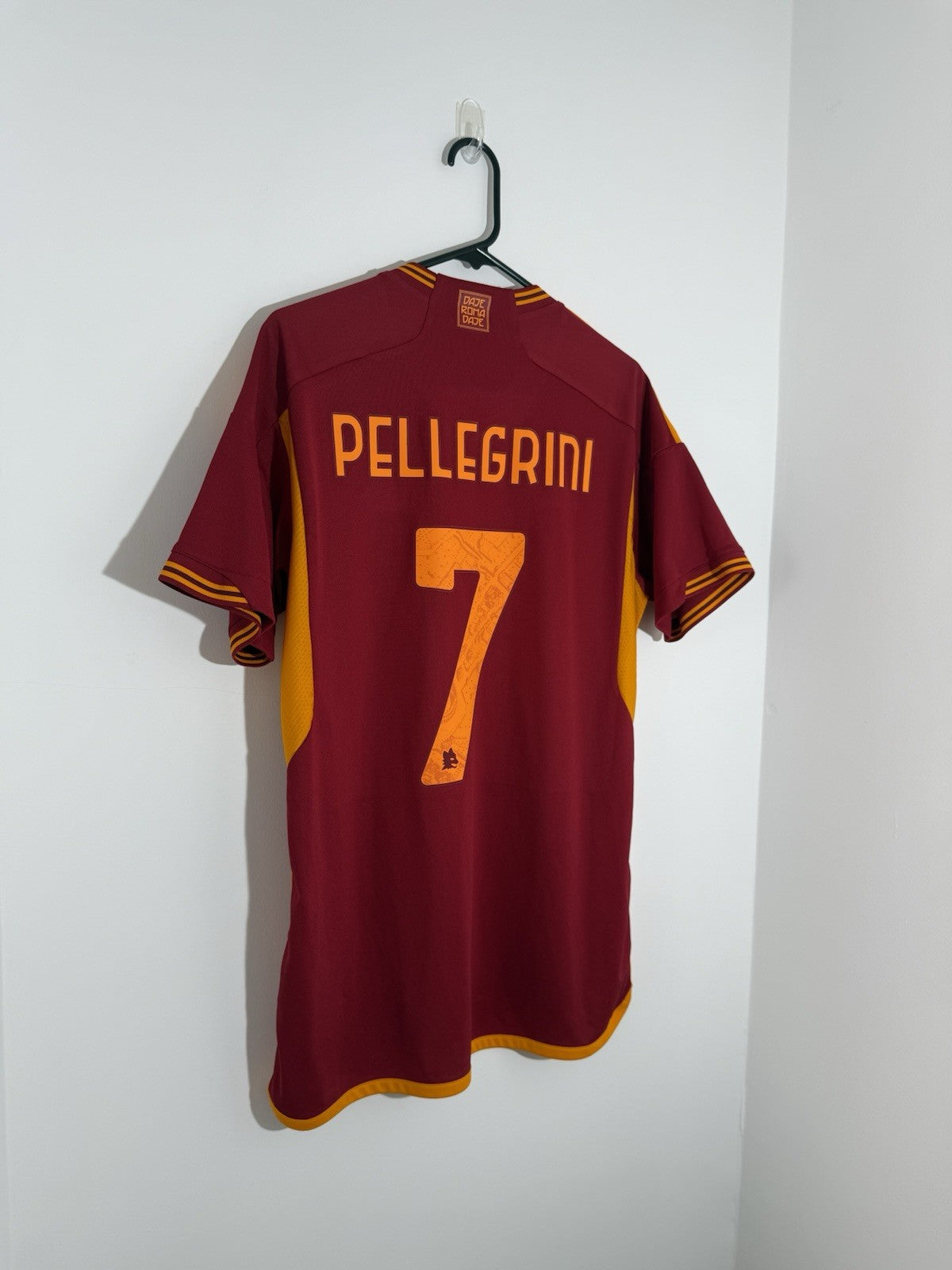 AS Roma Pellegrini #7 2023/24 Large Home Shirt Excellent Condition IK7166