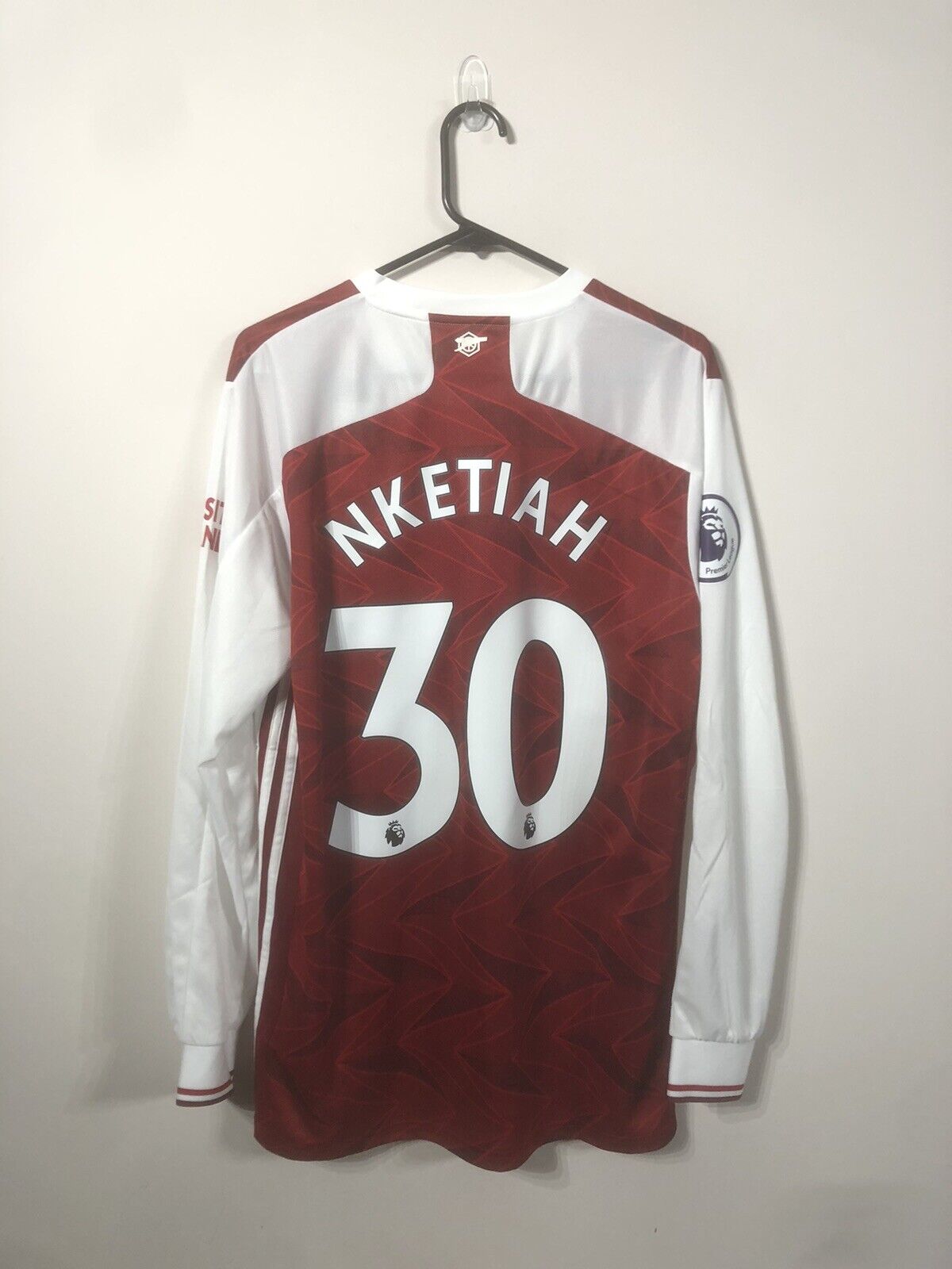 Nketiah #30 Arsenal 2020/21 Large Home Shirt Adidas BNWT FH7814