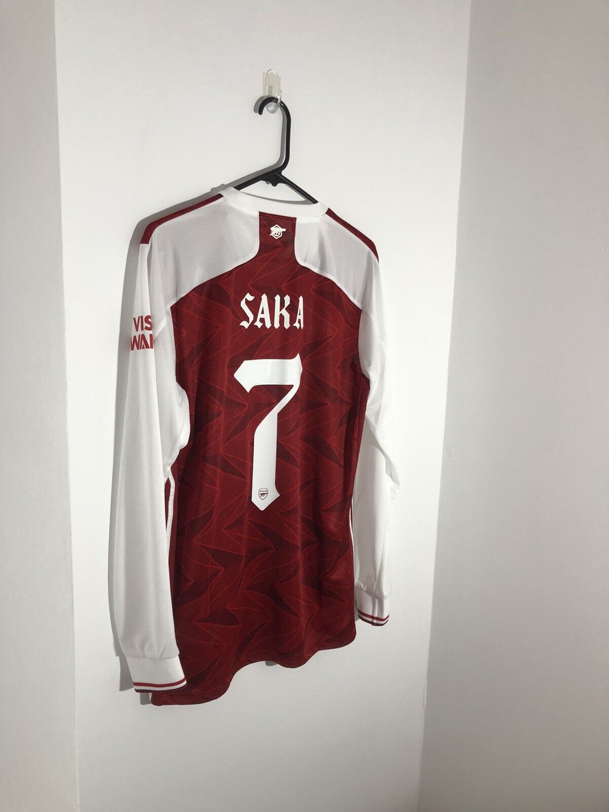Saka #7 Arsenal 2020/21 Medium Home Shirt BNWT EH7814
