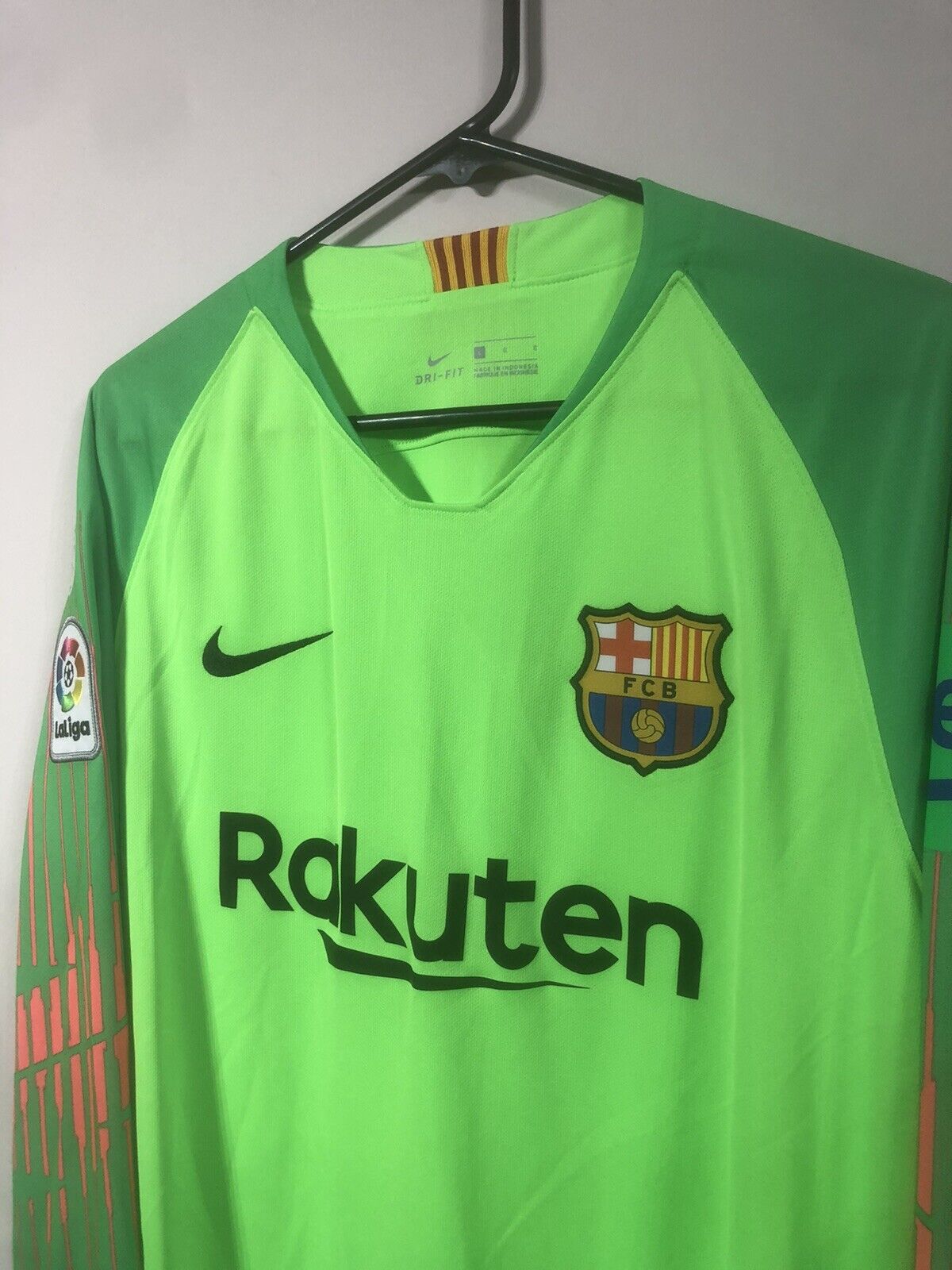 Ter Stegen 1 FC Barcelona 2018 19 Medium Away Gk Excellent Condition 894437 399