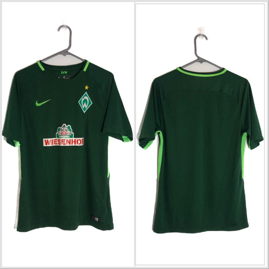 Werder Bremen 2017 18 Medium Home Shirt Nike Excellent Condition 854367 341