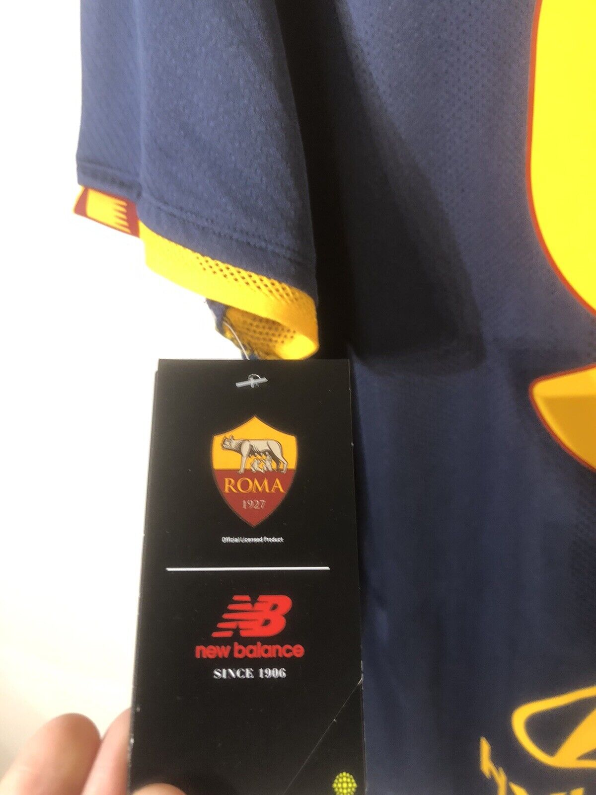 Abraham #9 AS Roma 4th 2021/22 X-Large Football Shirt New Balance BNWT