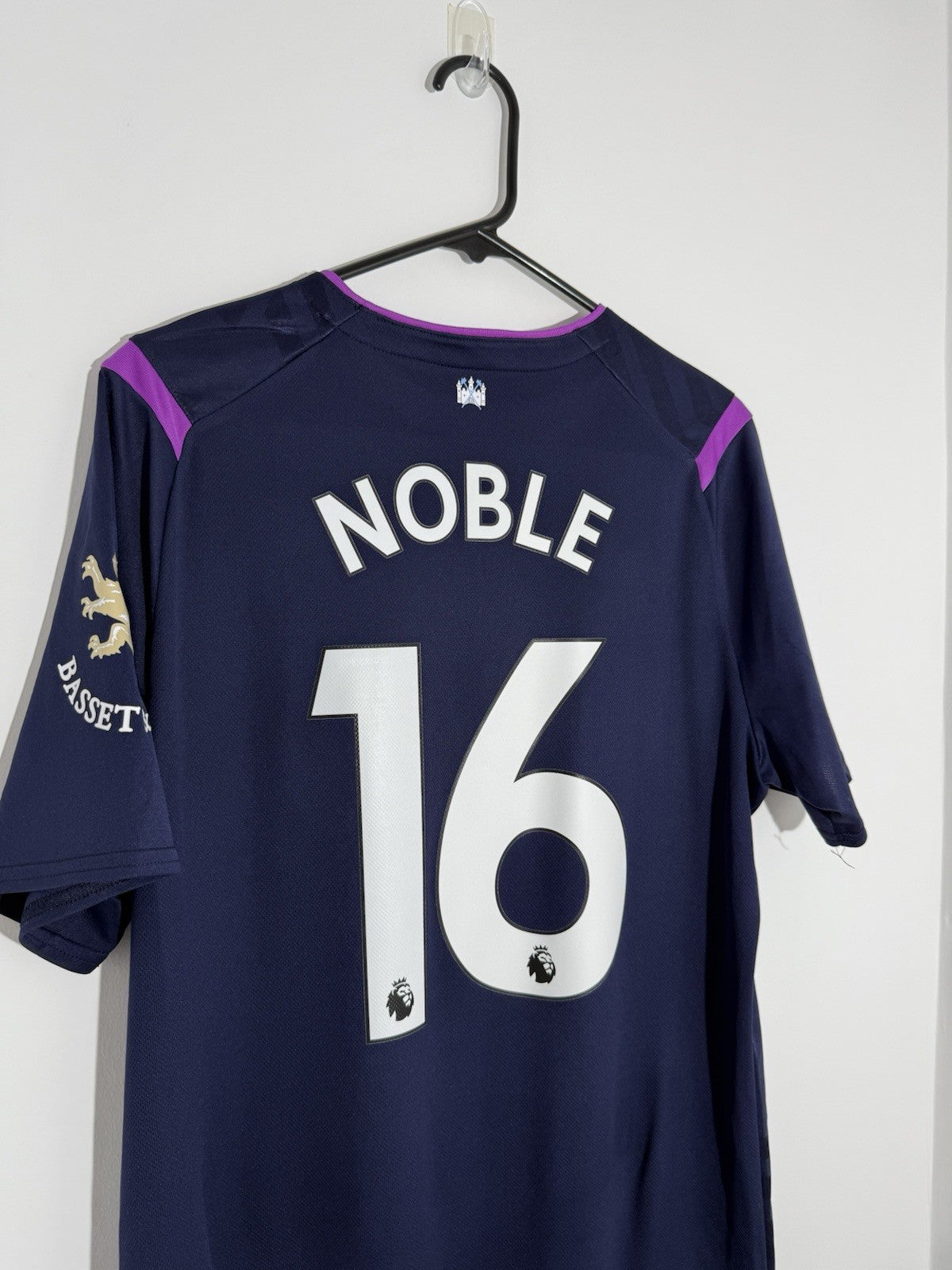 West Ham United Noble #16 2019/20 Large 3rd Shirt Umbro Excellent Condition