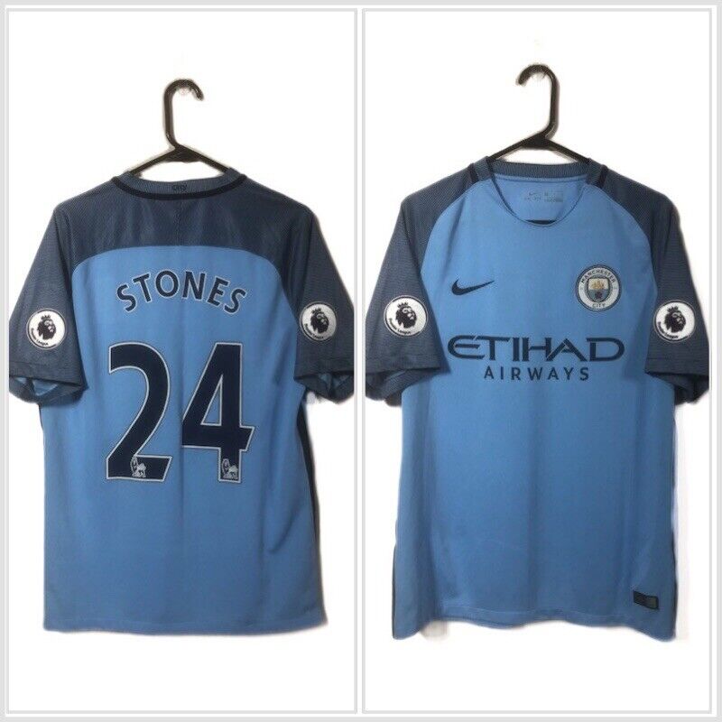 Stones 24 Manchester City 2016 17 Medium Home Excellent Condition 776907 489