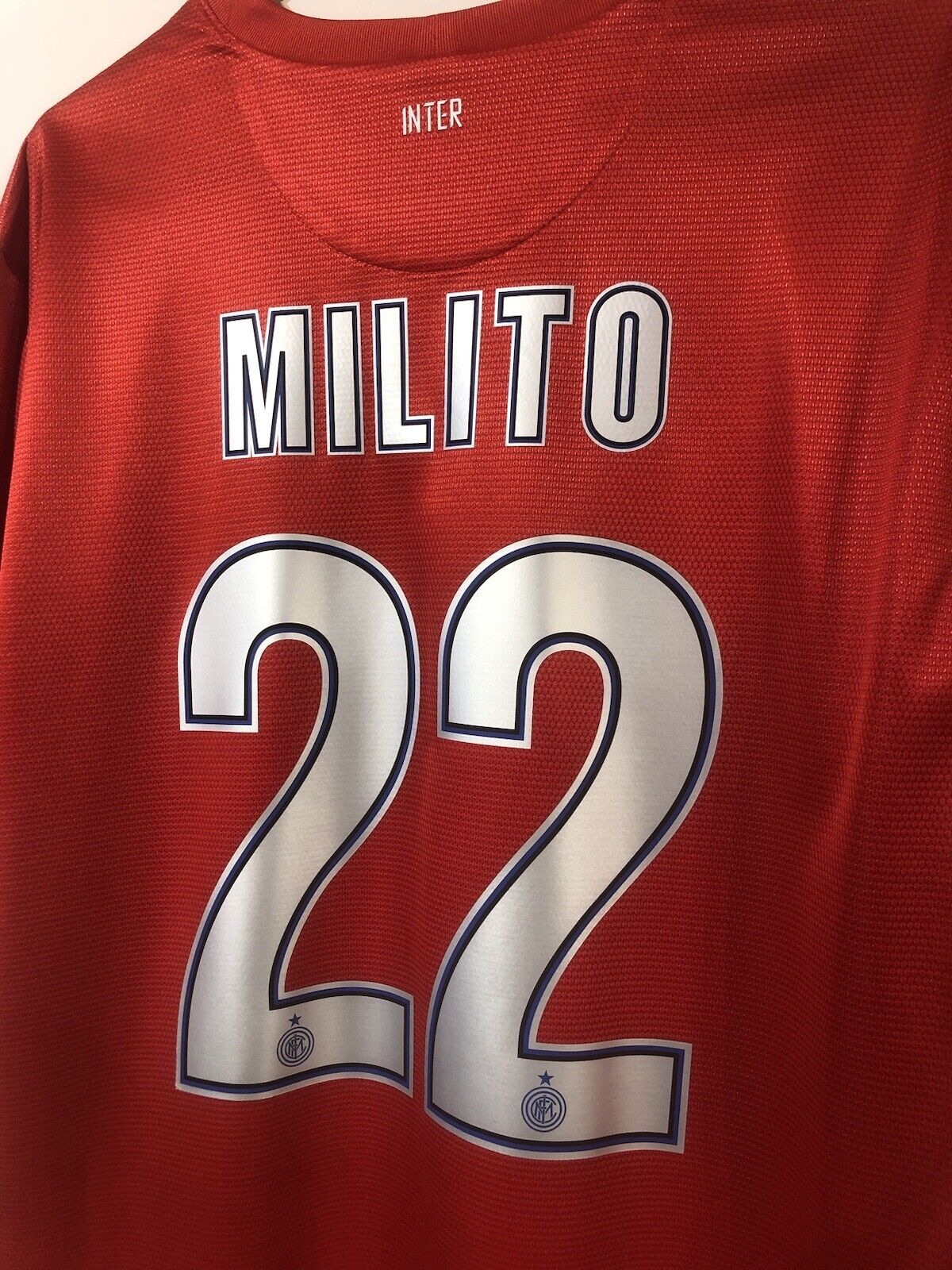 Milito #22 Inter Milan 2012/13 X-Large Away Football Shirt Nike BNWT