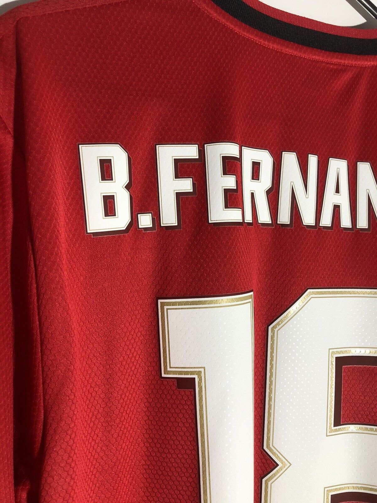B Fernandes 18 Manchester United Xl 2019 20 Home Shirt Excellent Conditio Ed7386