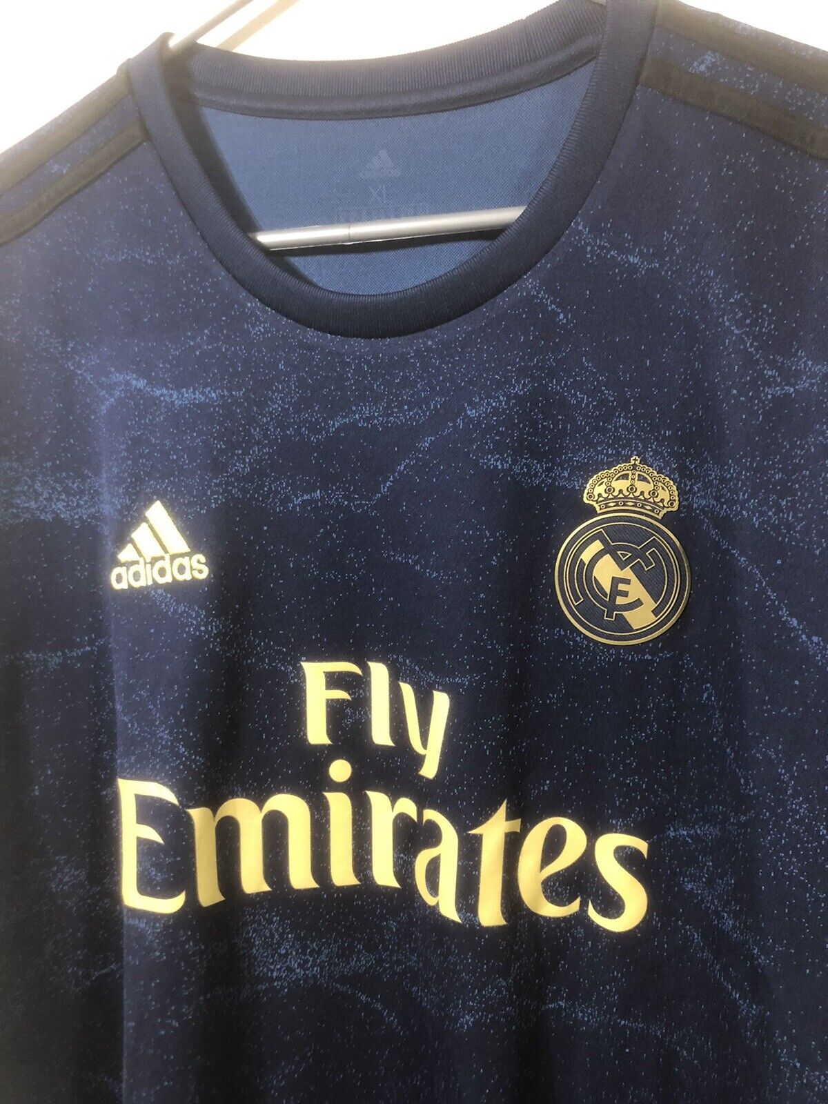 Benzema #9 Real Madrid 2019/20 X-Large Away Shirt Adidas Mint Condition