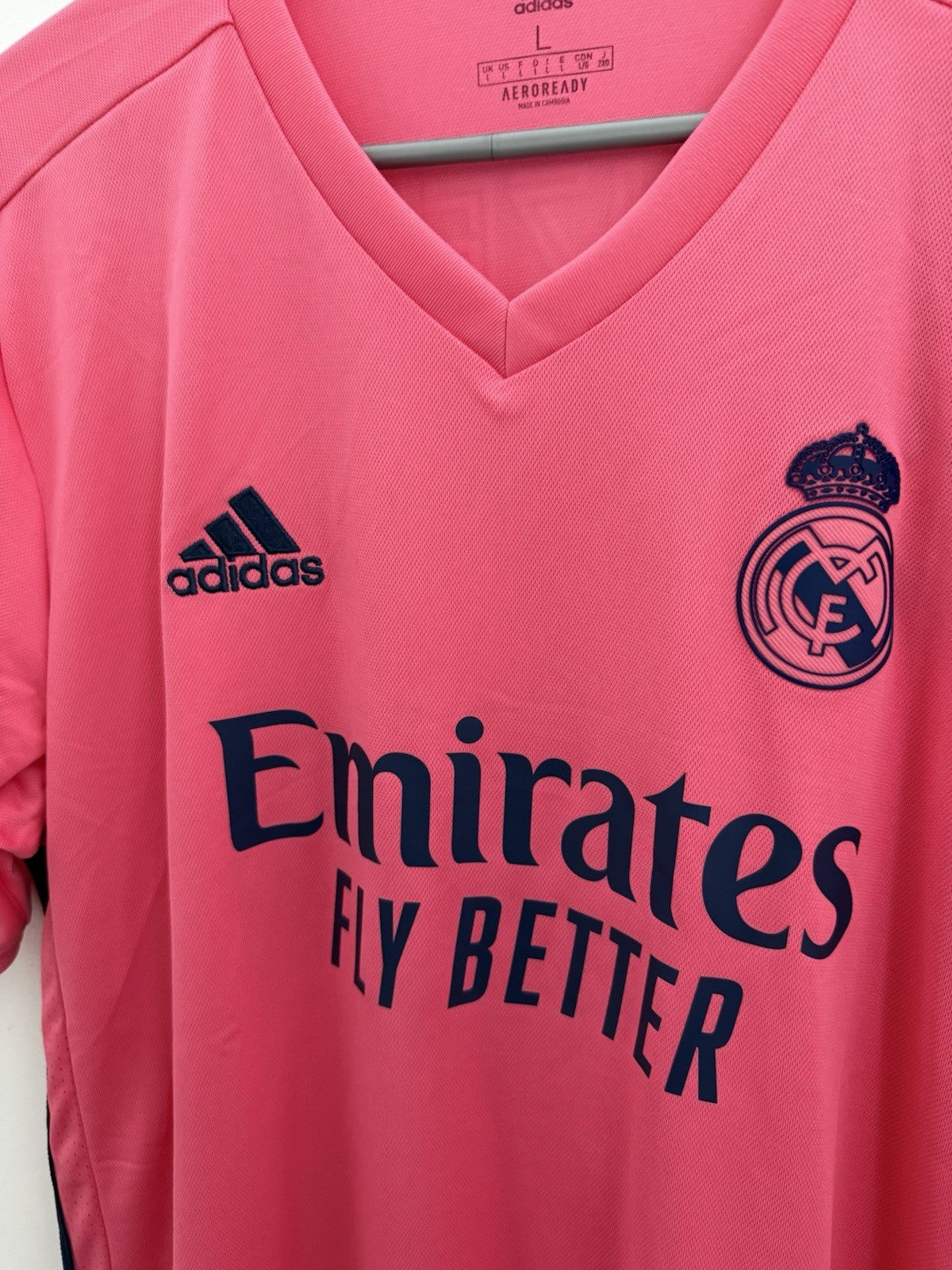 Real Madrid Benzema #9 2020/21 Large Away Shirt BNWT GI6463