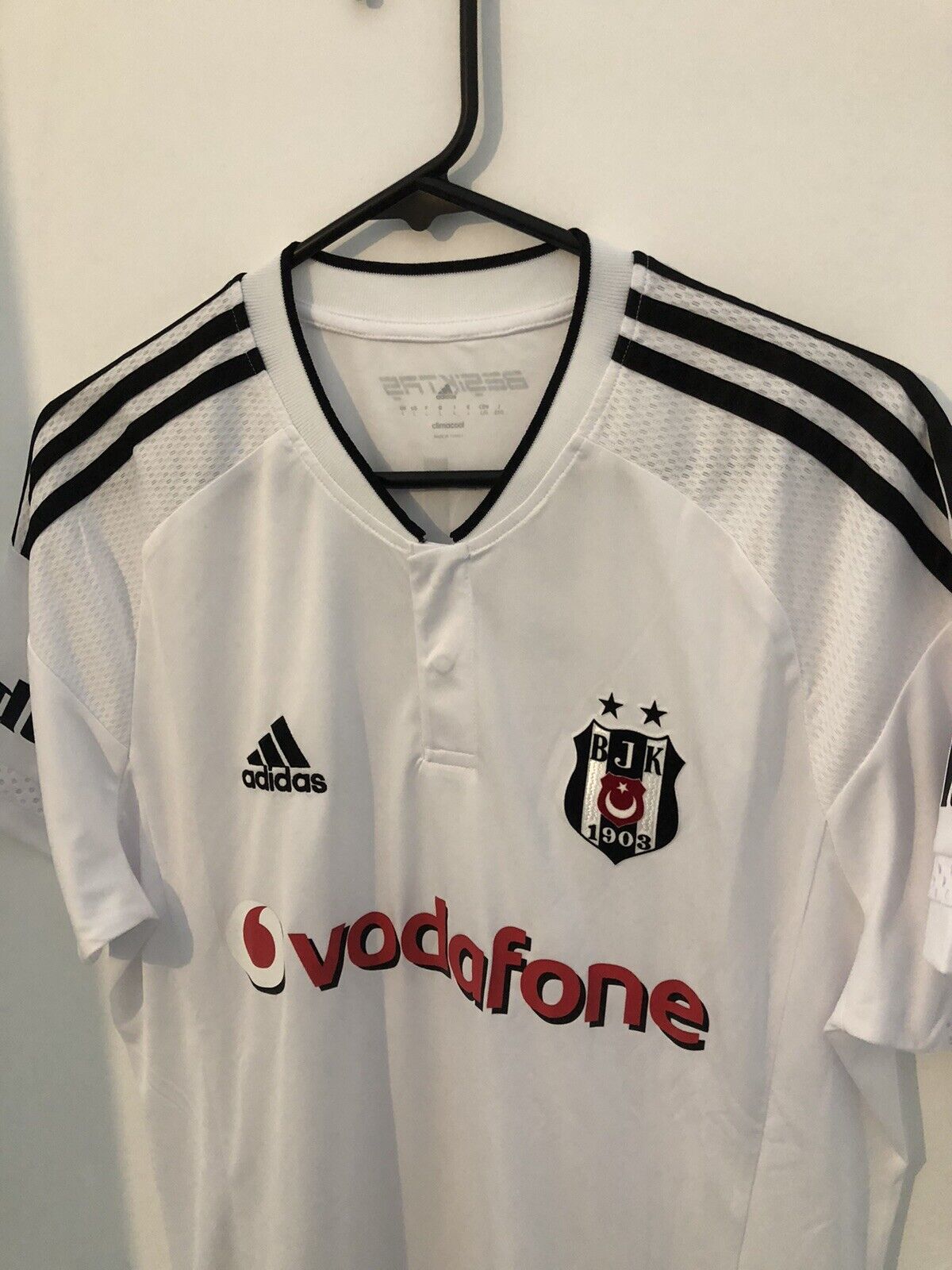 Besiktas 2015 16 Large Home Football Shirt Adidas Excellent Condition An5920