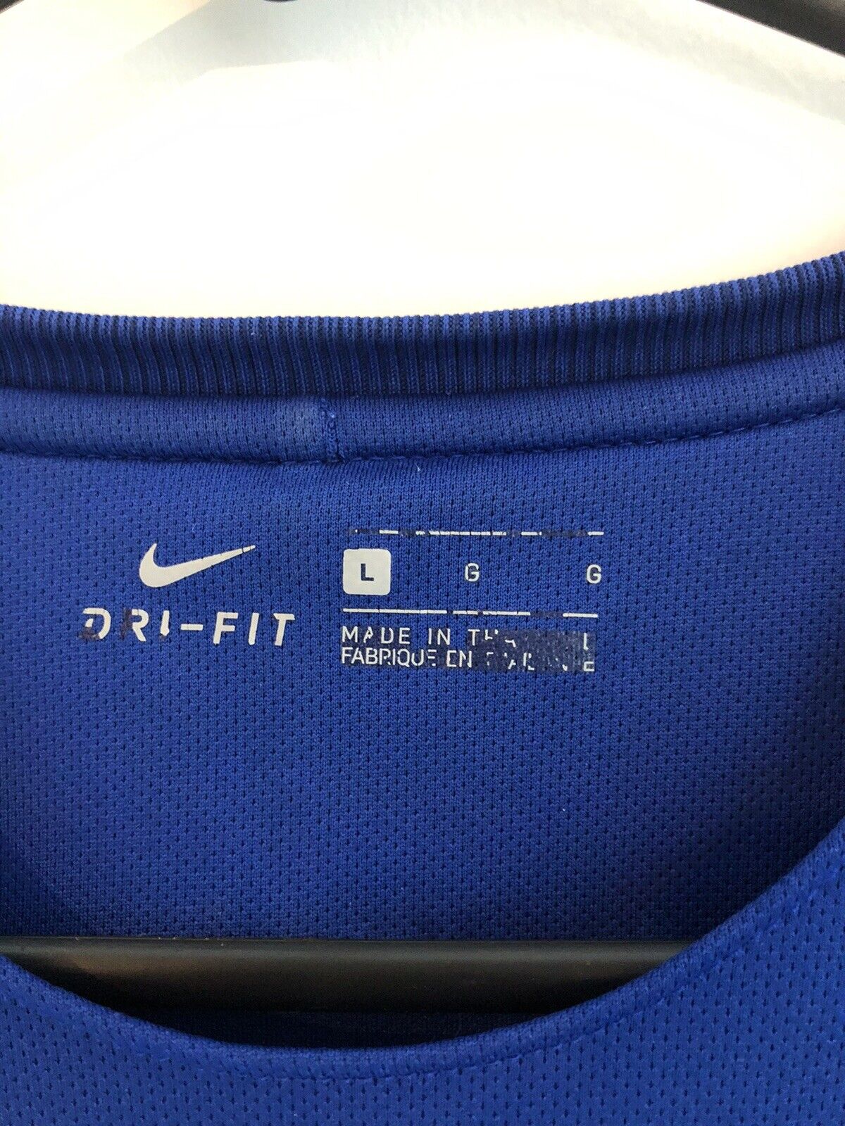 Hazard #10 Chelsea Large 2017/18 Home Shirt Nike Excellent Condition 905513-496