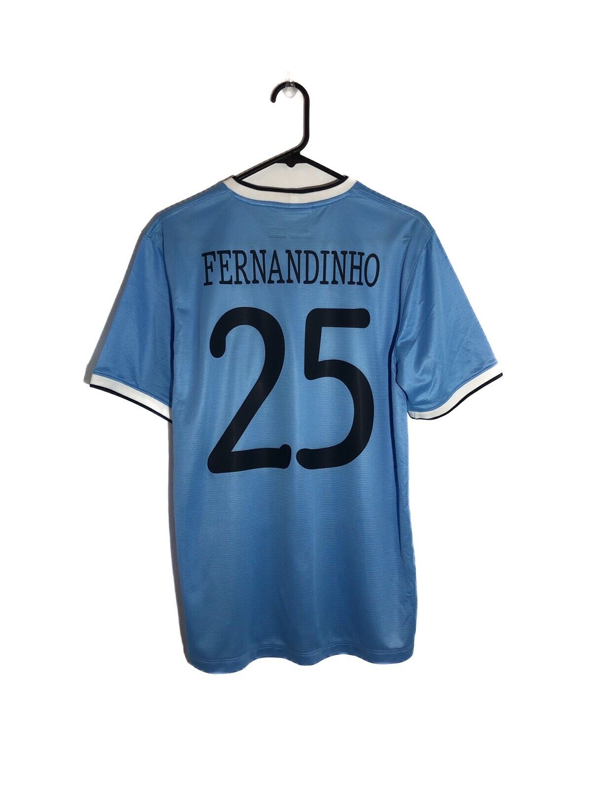 Fernandinho 25 Manchester City 2013 14 Medium Home Excellent Conditio 574863 489