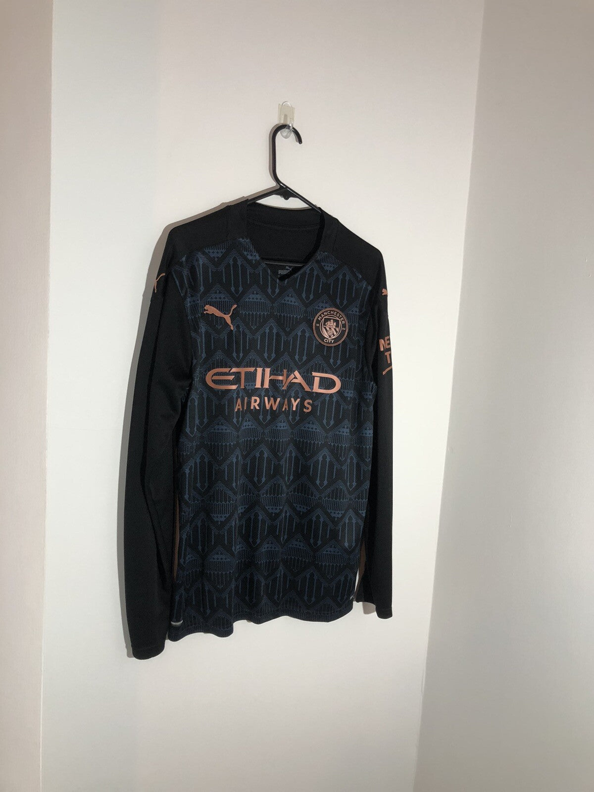 De Bruyne #17 Manchester City 2020/21 Large Away Excellent Condition 757092-02
