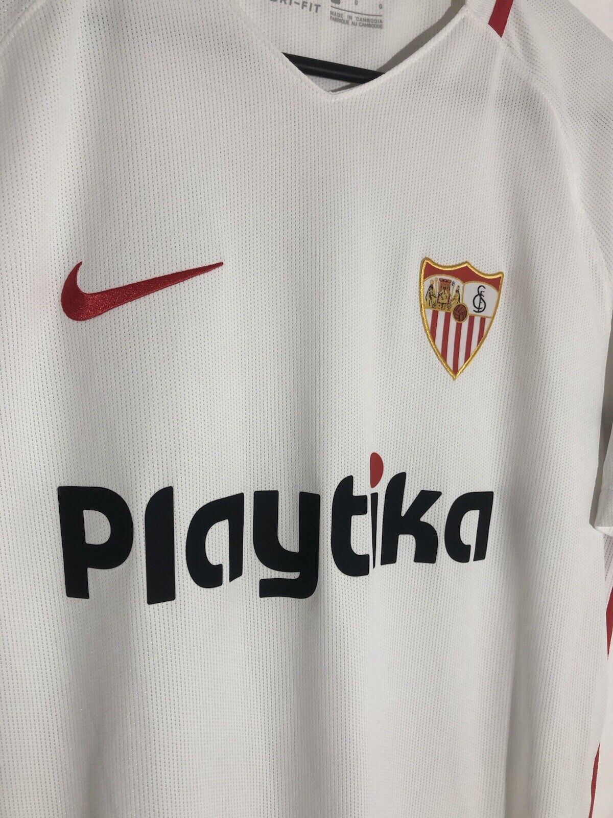 Ever Banega 10 Sevilla 2019 20 Home Large Shirt Excellent Condition 833017 102