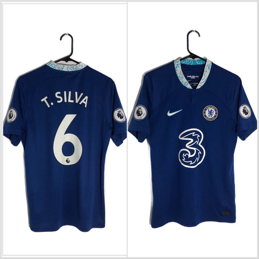T Silva 6 Chelsea 2022 23 Small Home Shirt Nike Excellent Condition Dm1839-496
