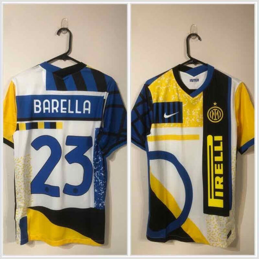 Barella #23 Inter Milan 2020/21 Fourth Medium Football Shirt Jersey Nike BNWT