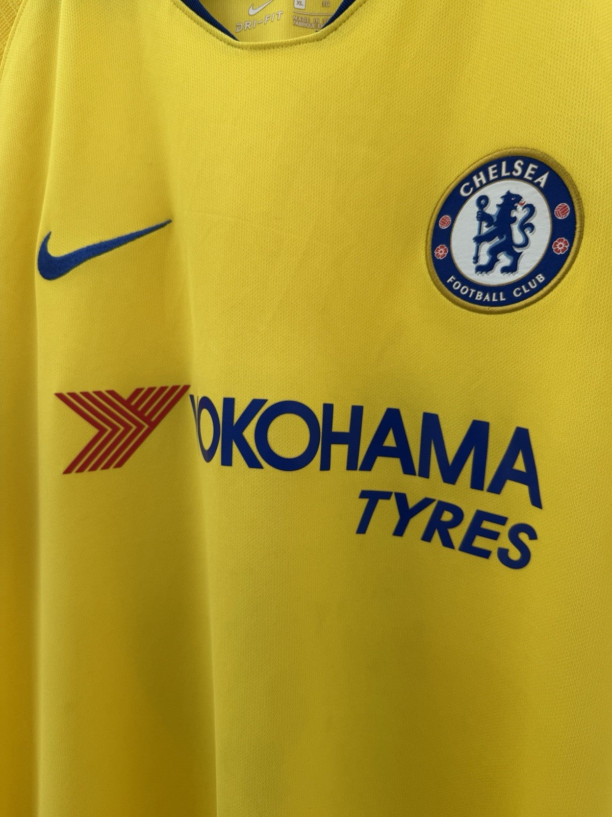 Chelsea Hazard #10 2018/19 Away XL Shirt Nike Excellent Condition 919008-720