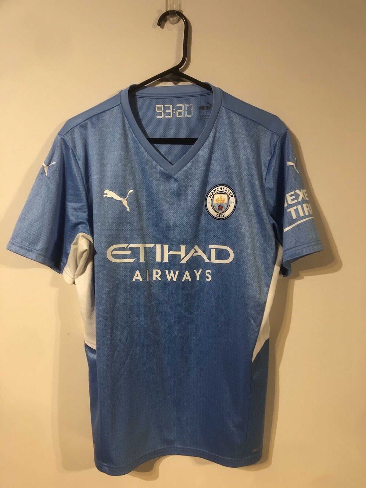 Stones #5 Manchester City 2021/22 Large Home Shirt Puma Very Good Condition