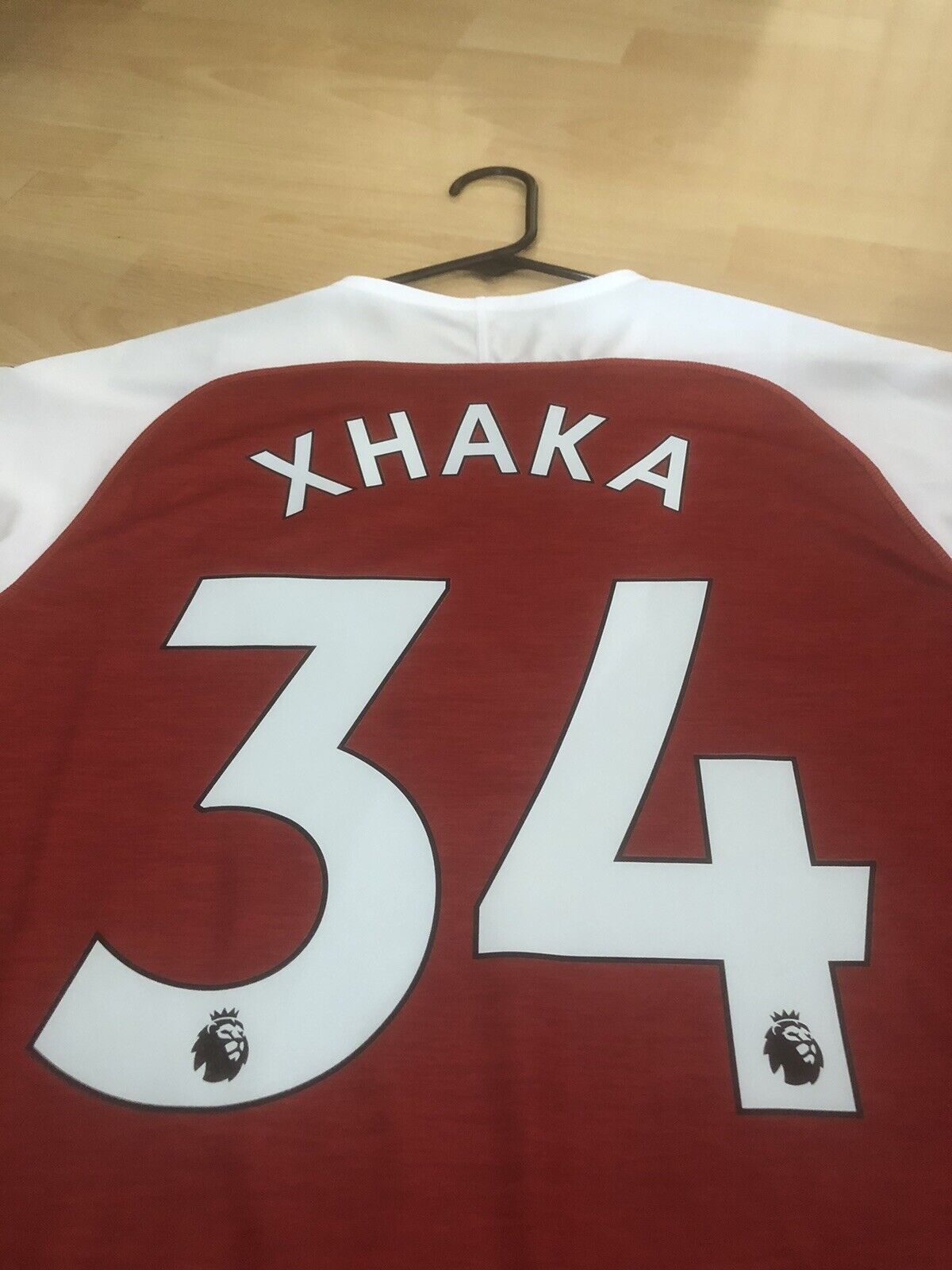 Xhaka #34 Arsenal 2018/19 Large Home Shirt Puma Excellent Condition 753209-12