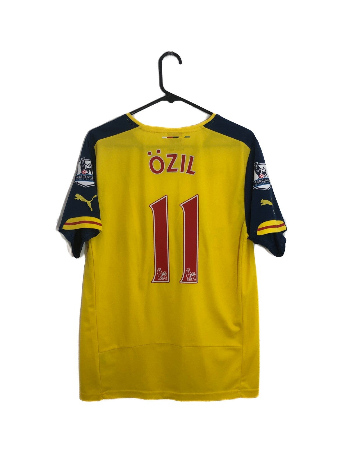 Arsenal Ozil #11 2014/15 Away Medium Shirt Puma Excellent Condition 746449