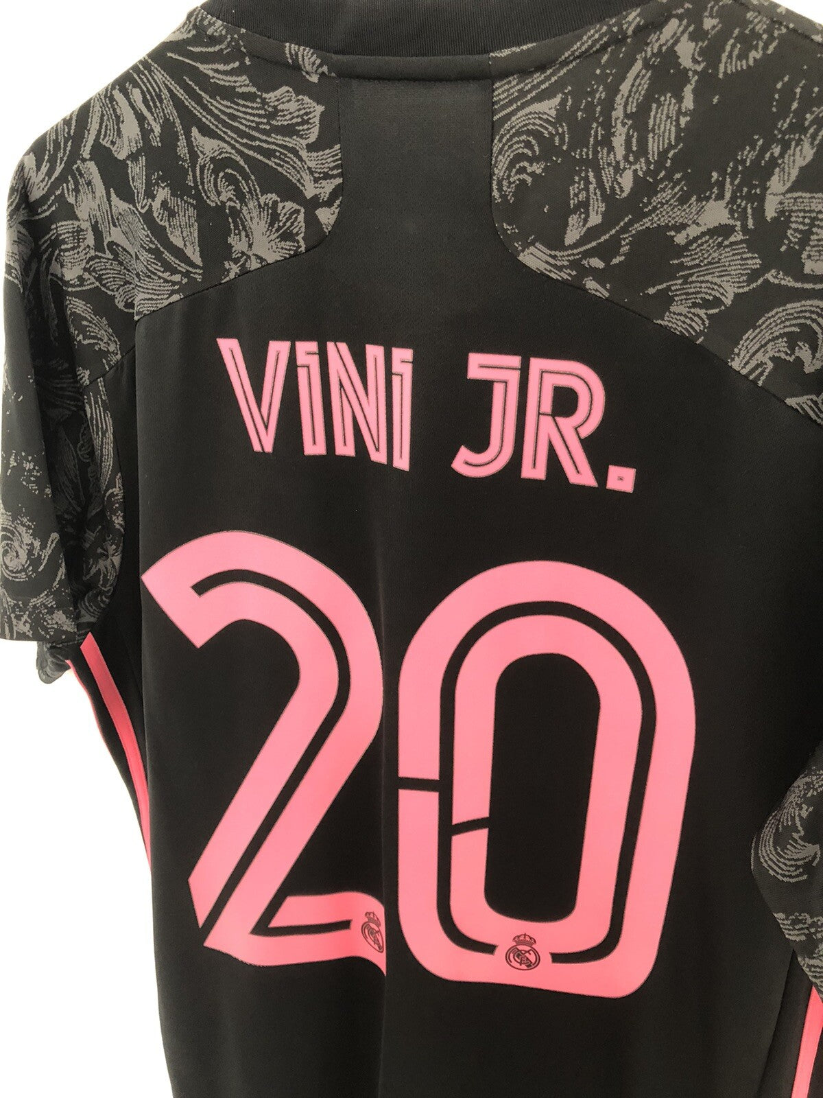 Vini Jr #20 Real Madrid 2020/21 Medium 3rd Shirt Excellent Condition GE0933