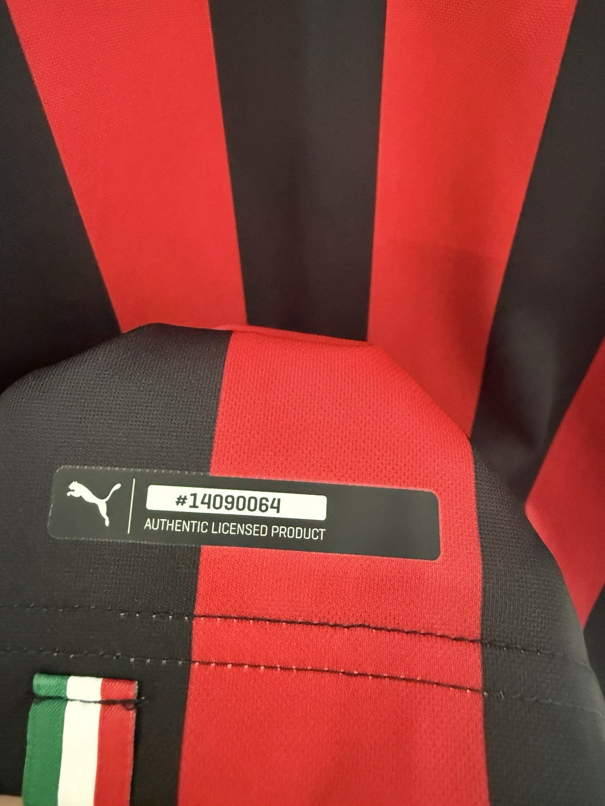 AC Milan Cutrone #63 2018/19 Medium Home Shirt Puma BNWT 754750-06