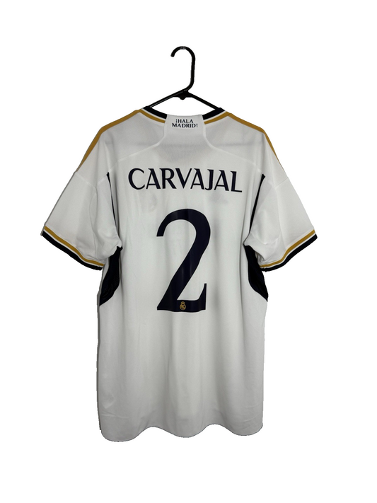 Real Madrid Carvajal #2 2023/24 XL Home Shirt Excellent Condition HR3796