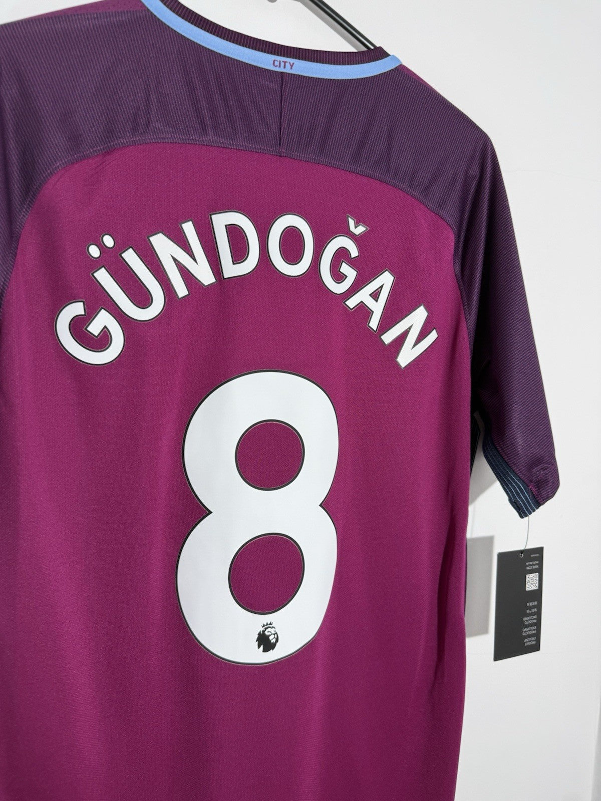 Manchester City Gundogan #8 2017/18 Medium Away Shirt Nike BNWT 847260-667