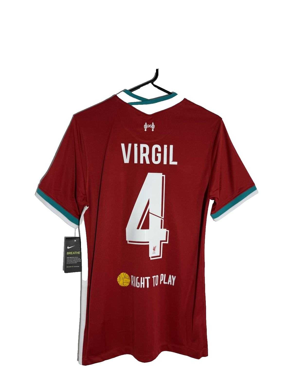 Liverpool Virgil #4 2020/21 Medium Home Shirt Nike BNWT CZ2636-687