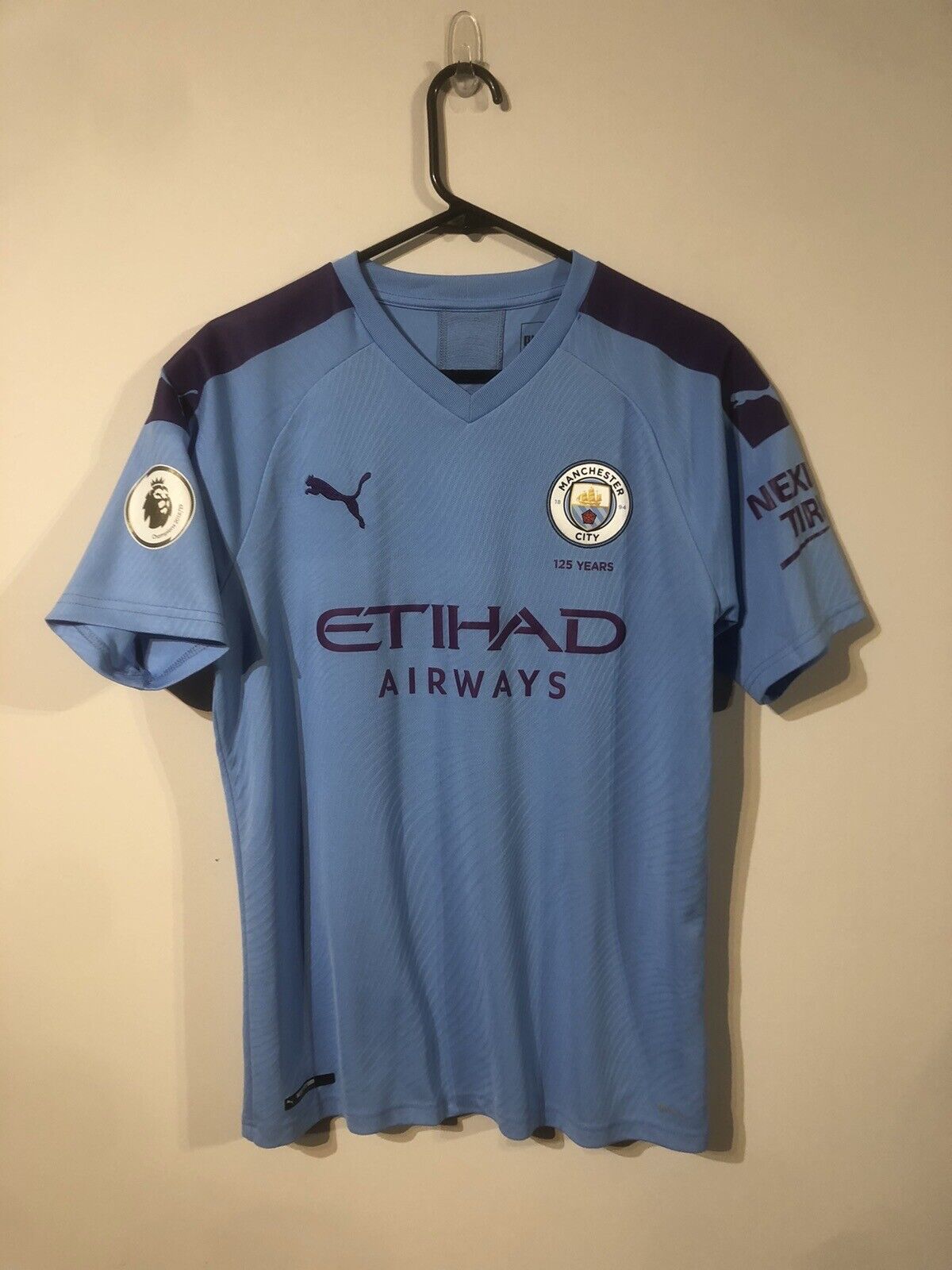 Foden #47 Manchester City 2019/20 Medium Home Shirt Puma Excellent Condition