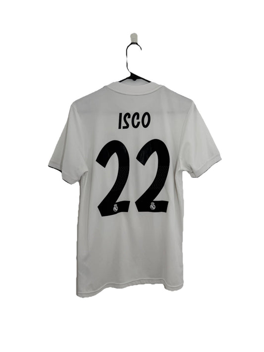 Real Madrid Isco #22 2018/19 Small Home Shirt Adidas Excellent Condition CG0550
