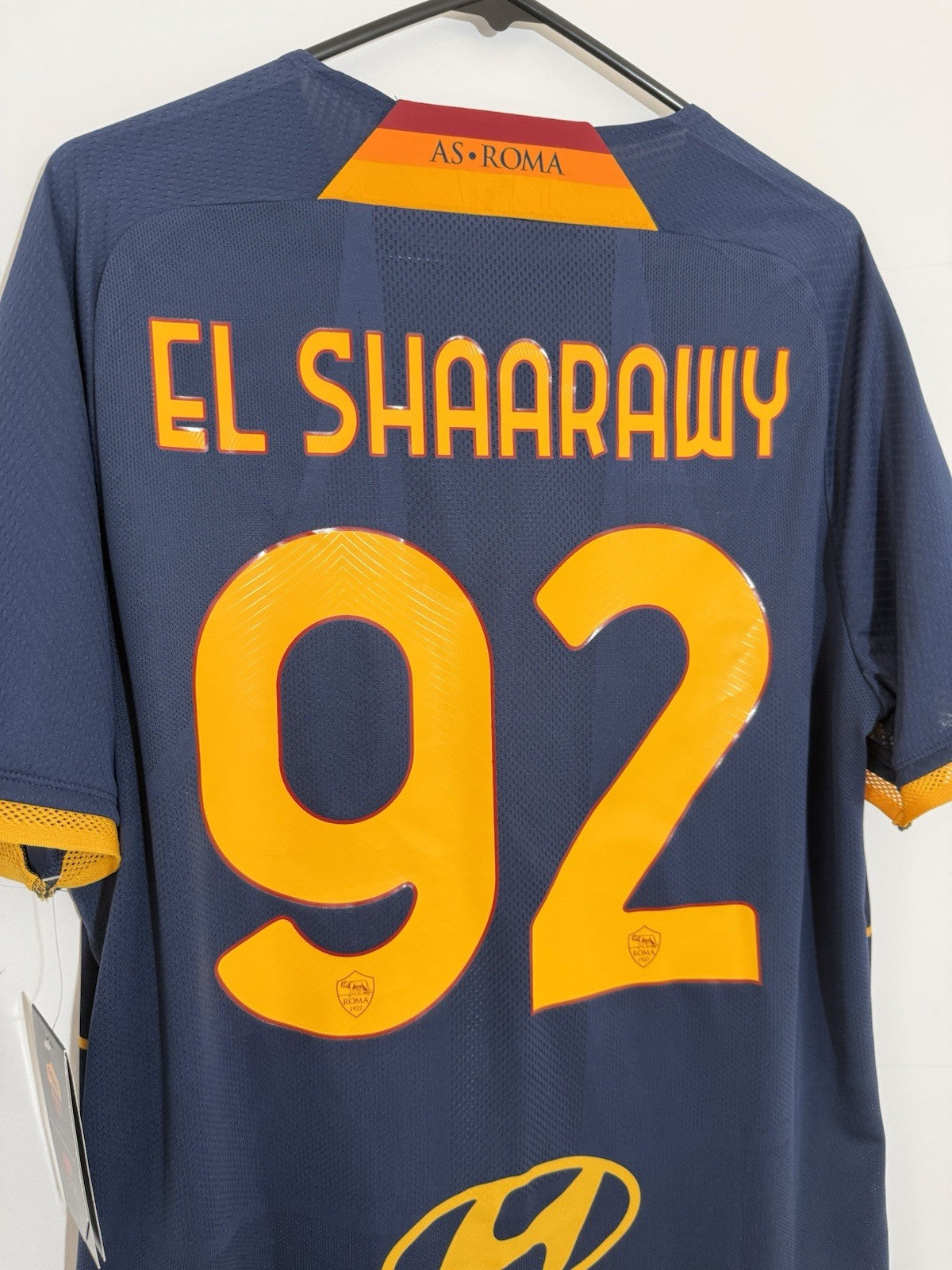 AS Roma El Shaarawy #92 2021/22 Large 4th Shirt New Balance BNWT MT130253