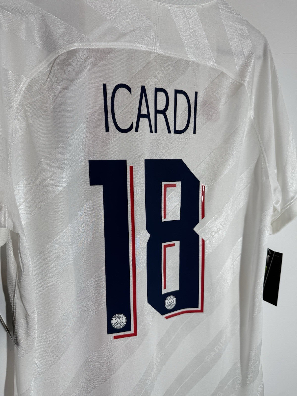 Paris St Germain Icardi #18 2019/20 Large 3rd Shirt Nike BNWT AT0033-102