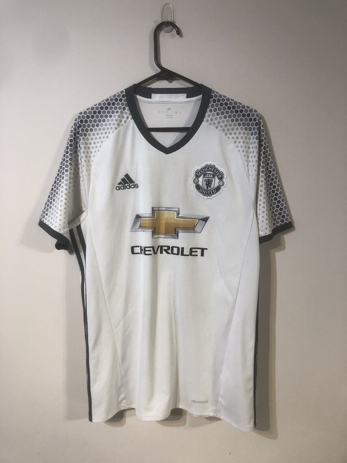 Rashford #10 Manchester United 2016/17 3rd Large Shirt Adidas Good Condition