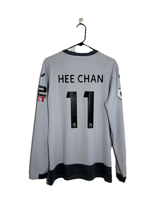 Wolverhampton Wanderers Hee Chan #11 2022/23 Large L/S Away Shirt Castore BNWT