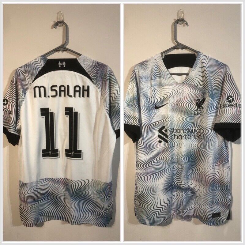 M. Salah #11 Liverpool Large 2022/23 Away Shirt Nike Excellent Condition