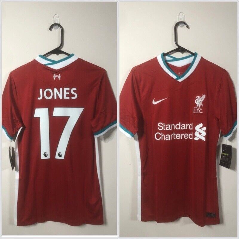 Jones #17 Liverpool Small 2020/21 Home Shirt Jersey Nike BNWT