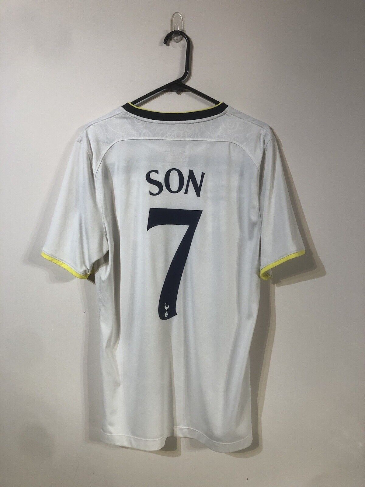 Son #7 Tottenham Hotspur 2014/15 Large Home Shirt UA Very Good Condition