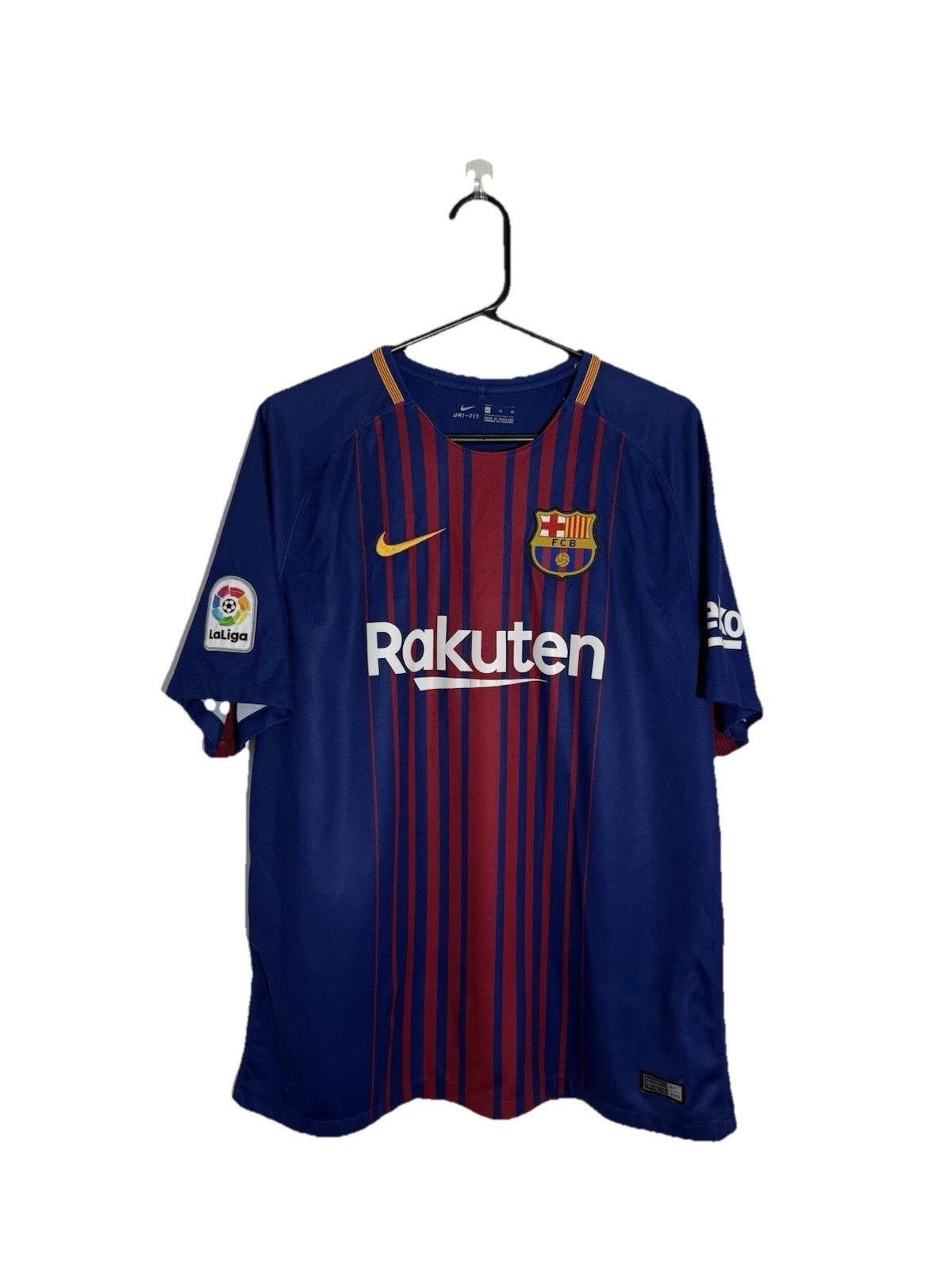 Barcelona Suarez #9 XL 2017/18 Home Shirt Nike Excellent Condition 847255-457