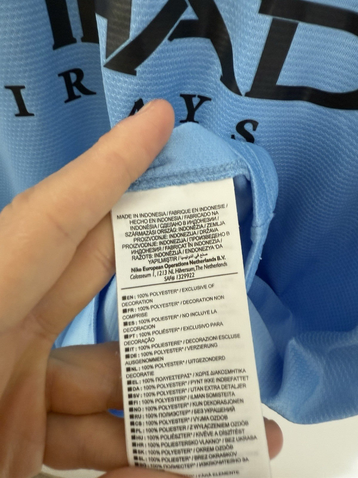 Manchester City Milner #7 2013/14 XL Home Excellent Condition 574863-489