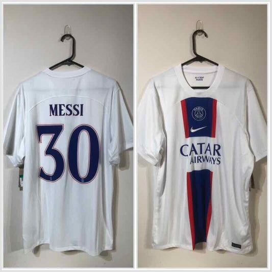 Messi #30 Paris St Germain 2022/23 X-Large Away Shirt Nike Excellent Condition