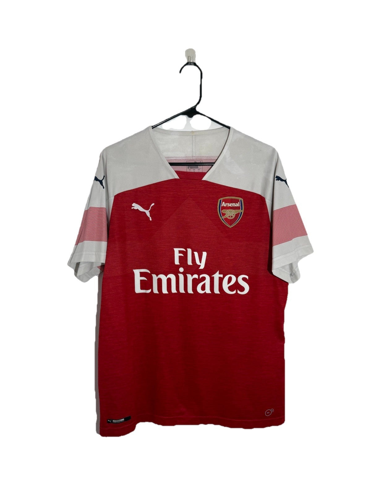 Arsenal Ozil #10 2018/19 Large Home Shirt Puma Very Good Condition 753209-12