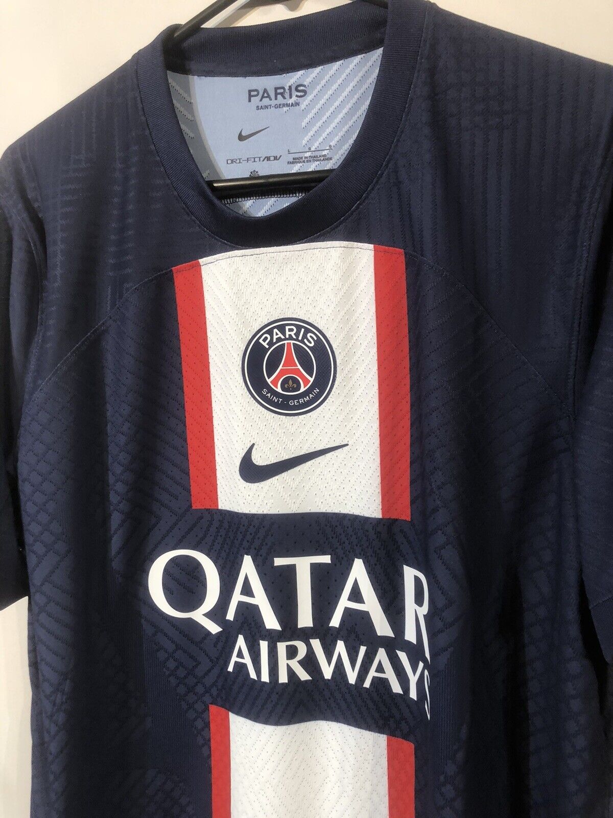 Messi #30 Paris St Germain CL DriFitAdv 2022/23 Large Home Shirt Excellent Condi