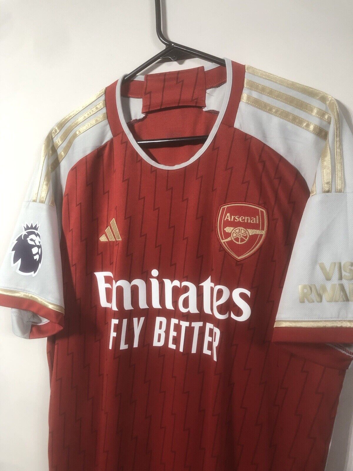 Saka #7 Arsenal 2023/24 XL Home Shirt Adidas Excellent Condition HR6929